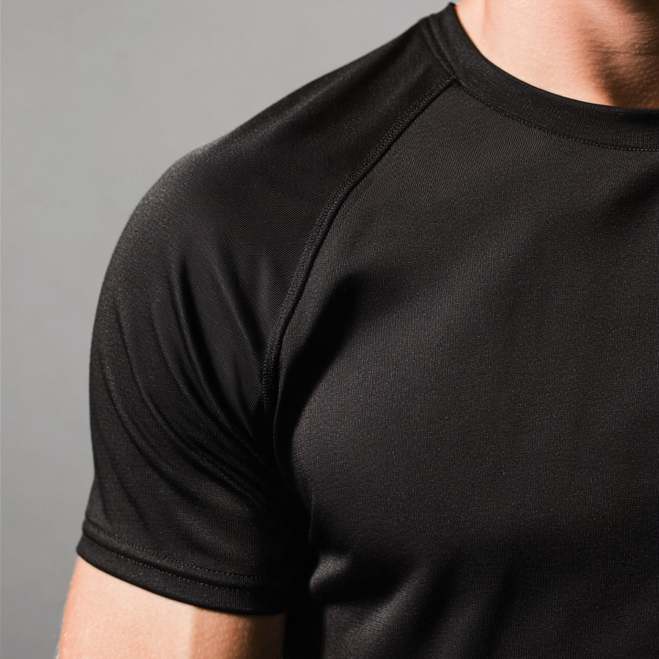 1. Broader shoulders without a tighter shirt