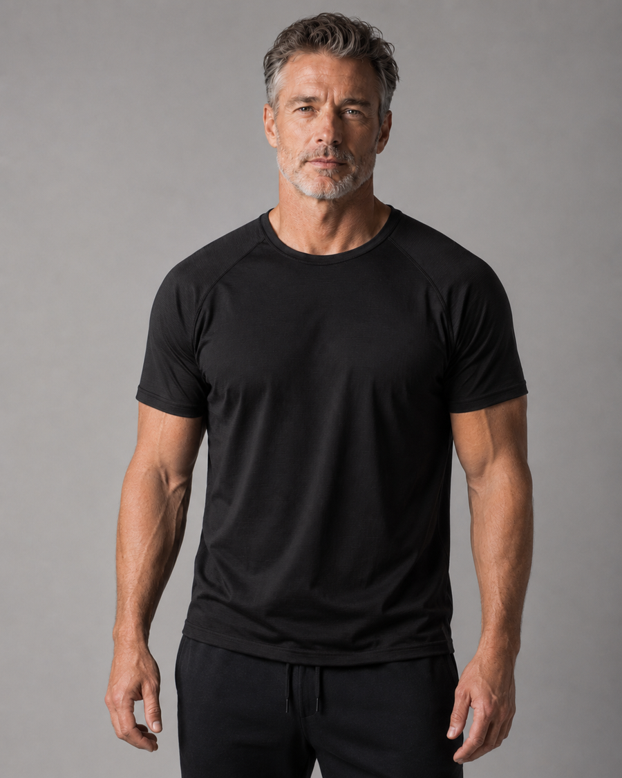 Apex Tee, same body before and after