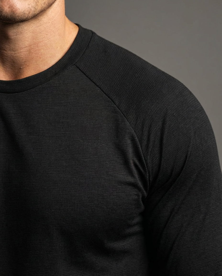 Apex Cotton Long-Sleeve Tee