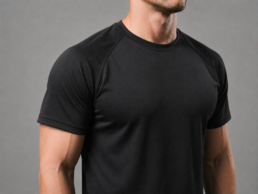 Shoulders read broader